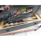 Box Croquet set a/f