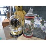 Anniversary clock and beer stein