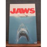 Jaws advertising poster