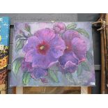 Sylvia Molloy oil on canvas Petunia