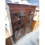 Glazed double door china cabinet