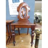 Victorian hall chair