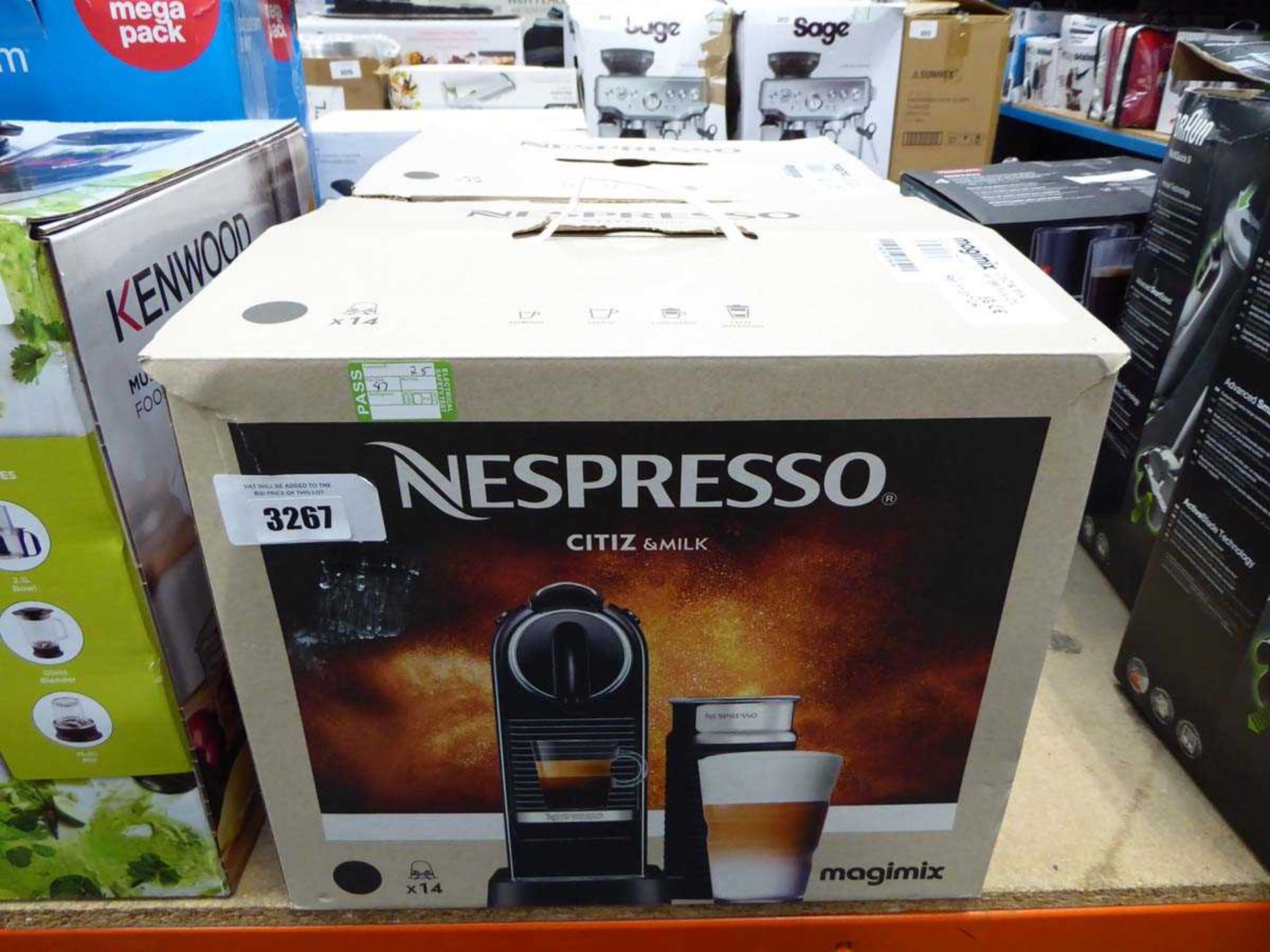 +VAT 2 Nespresso Magimix coffee machines