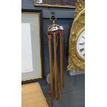Set of brass wind chimes
