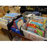 3 boxes containing children's books
