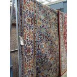 (11) 2.5x3.5m carpet with Persian hunting pattern