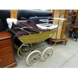 Vintage Silver Cross pram with accessories