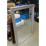 +VAT (6) Rectangular mirror in silver frame
