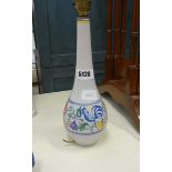 Poole pottery table lamp