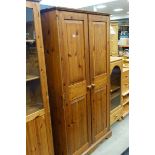 Pine double wardrobe