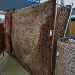 (6) 2.5x3.5m floral carpet