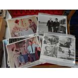 Box containing quantity of movie stills from Sweet Bird of Youth, Goldfinger, Bedknobs and