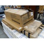 +VAT Five boxes containing furniture parts