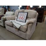 Contemporary grey 2 seater sofa