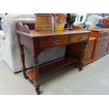 Edwardian mahogany 2 drawer dressing table