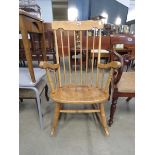 Beech rocking chair