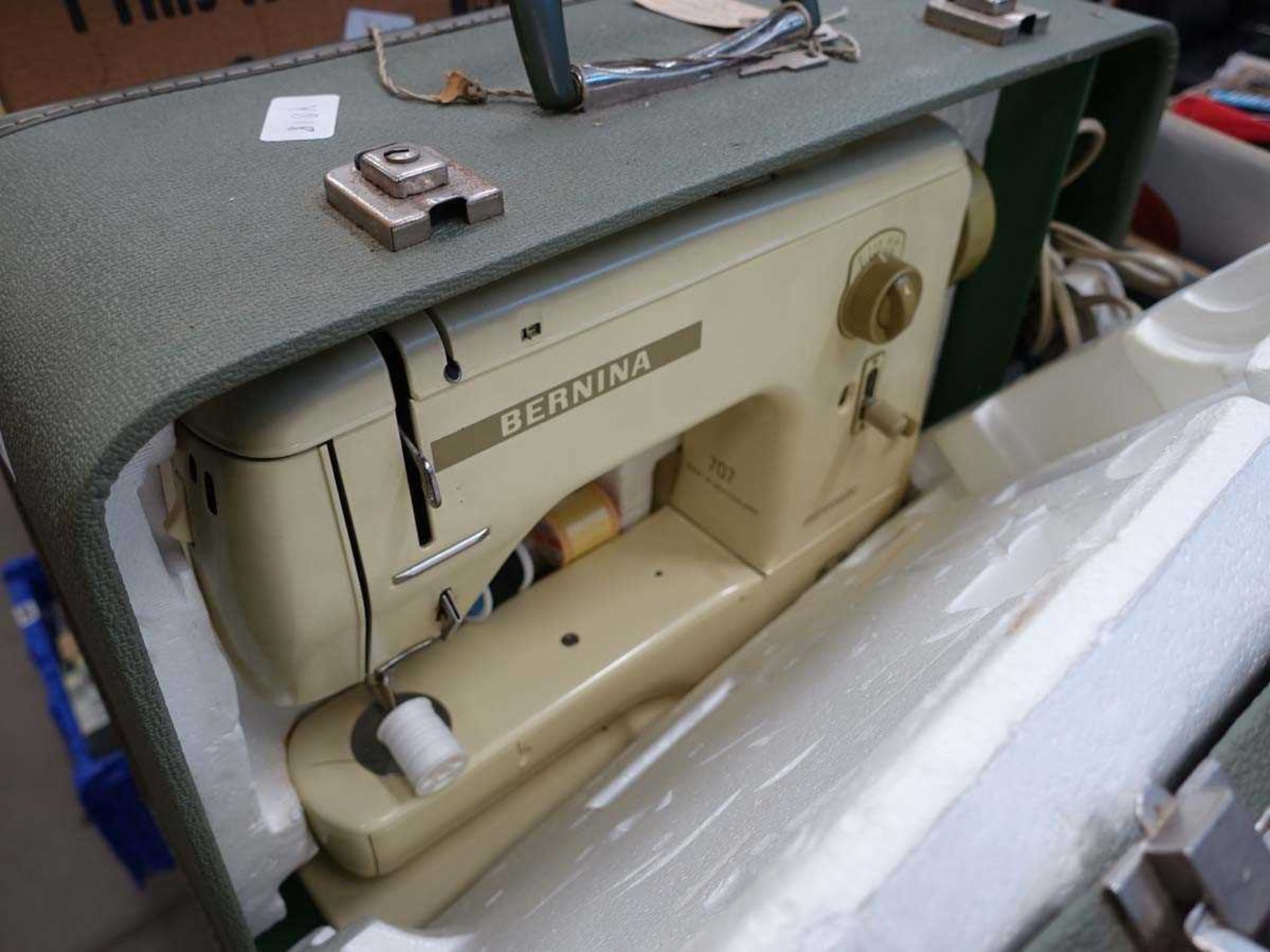 Cased Bernina sewing machine