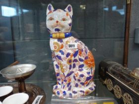 Chinese export ceramic cat