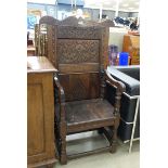 17th century and later oak wainscot chair