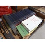 2 boxes containing quantity of books to include encyclopaedia and Arthur Ransome titles