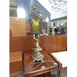 Italian style gilt metal table lamp
