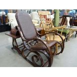 Thonet style bentwood rocking chair