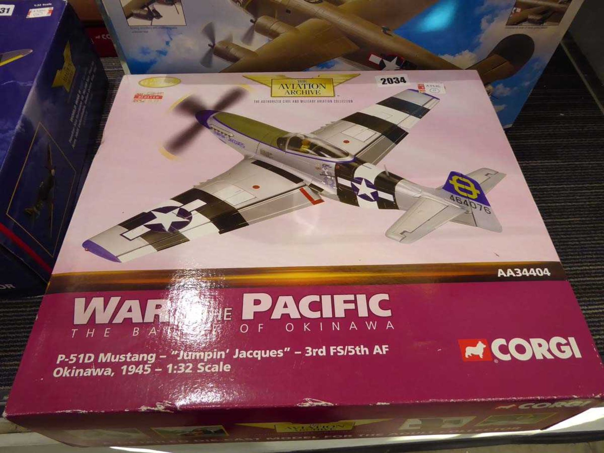 Corgi Aviation Archive war in the specific P-51D Mustang 132 scale in box