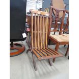 Folding garden chair