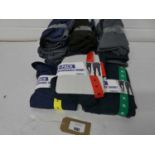 +VAT Bag of 12 two pack of mens shorts in mixed colours and sizes