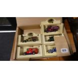 5 die cast Walkers Crisps vehicles