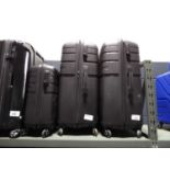+VAT 3 piece American Tourister luggage case set in black
