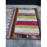 3 various modern patterned rugs