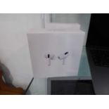 +VAT AirPods Pro with charging case and box, possibly linked to user account