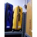 +VAT Yellow American Tourister wheeled luggage case