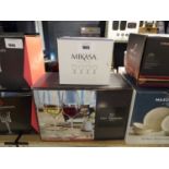 +VAT Chef & Sommelier wine glass set and Mikasa goblet set