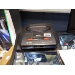 Sega mega drive console and Sega mega drive 2 console with various power supply units