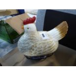 +VAT Ceramic chicken egg store containing quantity of jams