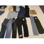 +VAT Selection of denimwear to include G-Raw, H&M, New Look, etc