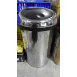 Stainless steel Brabantia waste bin
