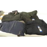 +VAT 5 mens fleeced jackets and 3 mens hooded jackets