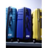 +VAT Blue American Tourister wheeled luggage case