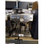 +VAT Sage Barista coffee machine, unboxed