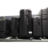 +VAT 2 piece Samsonite luggage case set in black