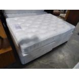 Windsor Bed Co. double divan bed with mattress