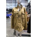 +VAT Mens Levi coat in brown, size XXL