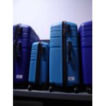 +VAT Light blue American Tourister luggage case set