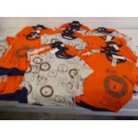 Boys t-shirt set of 2 t-shirts in orange and grey with lion pattern (15 sets in bag)