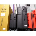 +VAT Black American Toursiter 2 piece suitcase set