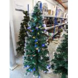 6' artificial pre-lit Christmas tree