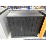 +VAT (B) Black Keter two door storage shed